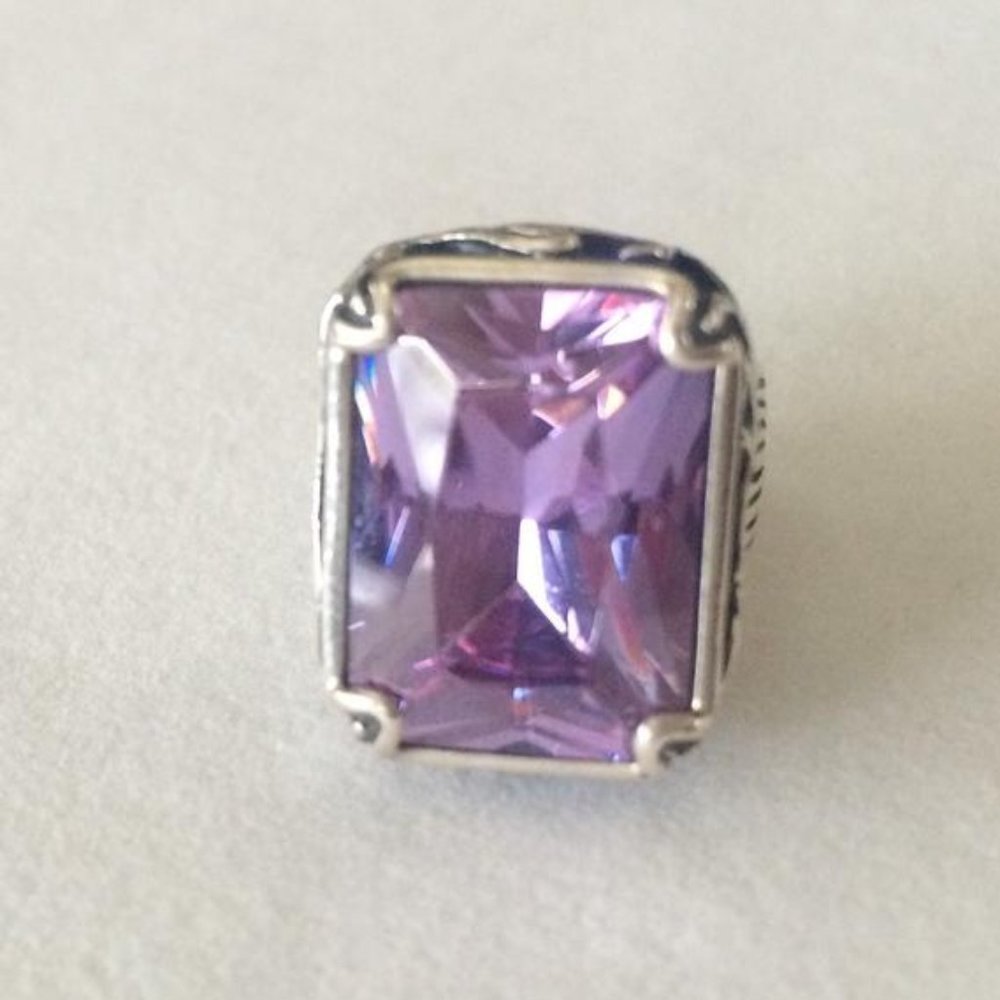 Silver/Lavender Mist Ring Size 8